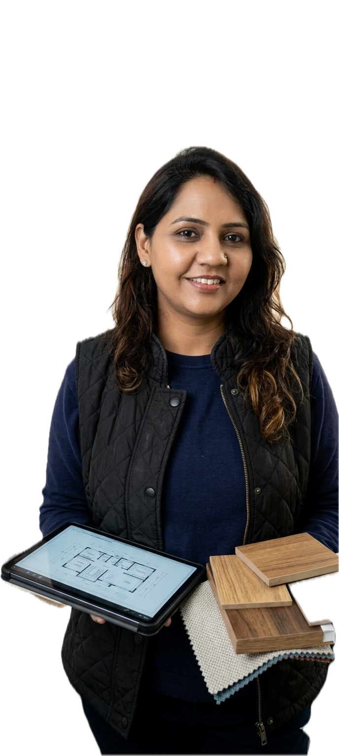 Shivani Mathur – Lead Interior Designer and Vastu Consultant, Ghaziabad Delhi NCR