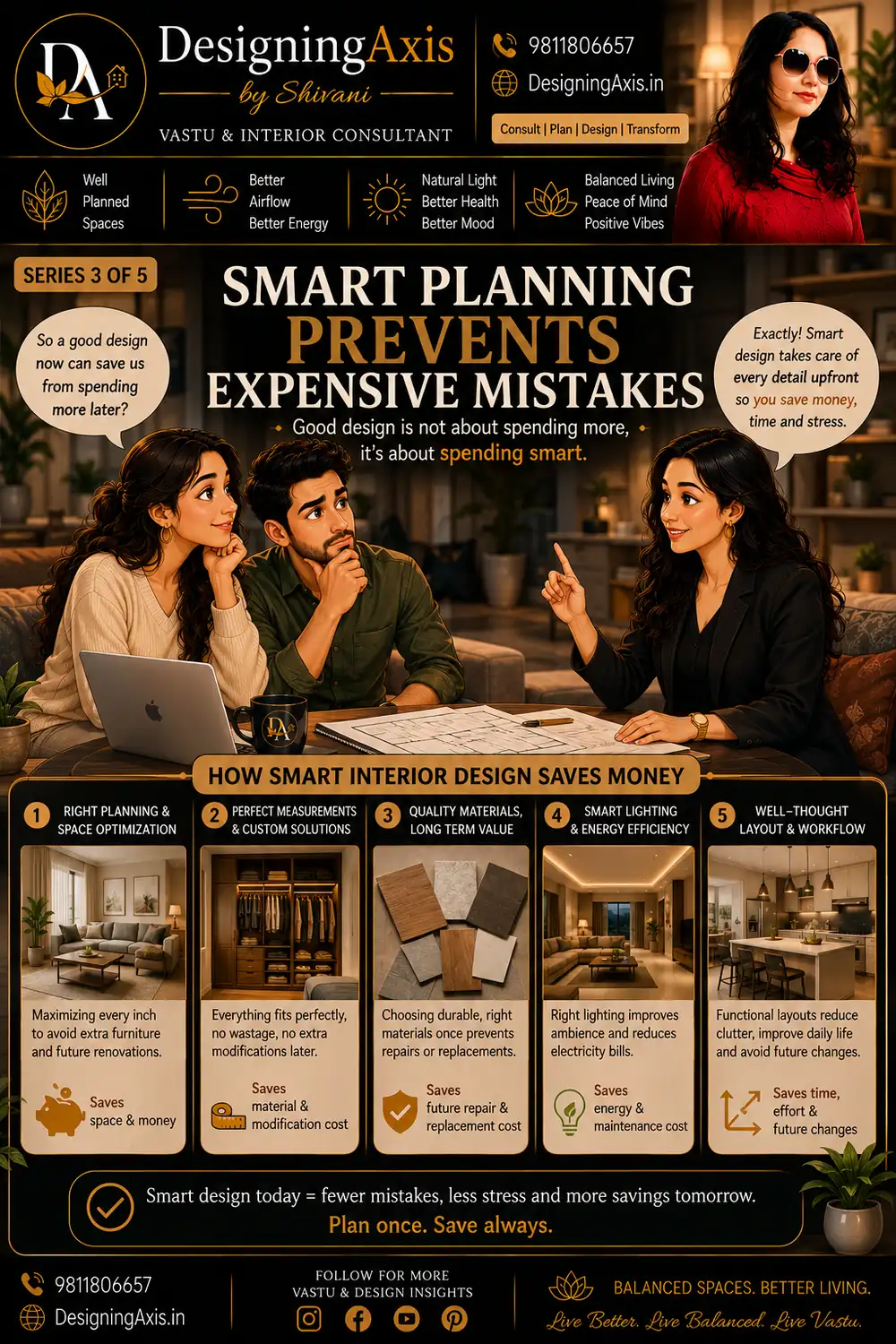 Smart planning prevents expensive mistakes — Vastu and interior design alignment