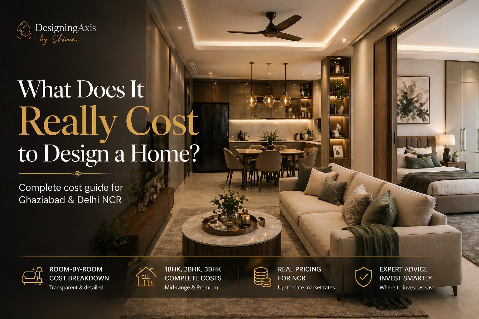 Interior Design Cost Guide NCR 2026 by DesigningAxis