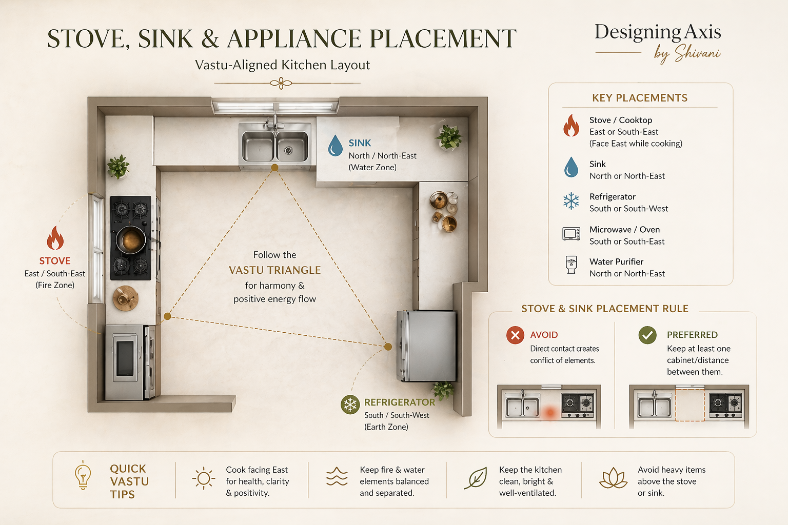 Kitchen Vastu materials guide — what to use and what to avoid