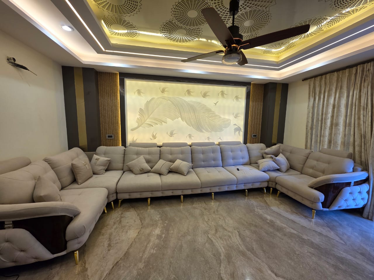 Living room layout planning — conversation zone and traffic flow — DesigningAxis by Shivani
